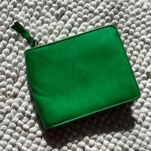 Comme des garçons wallet- lime green